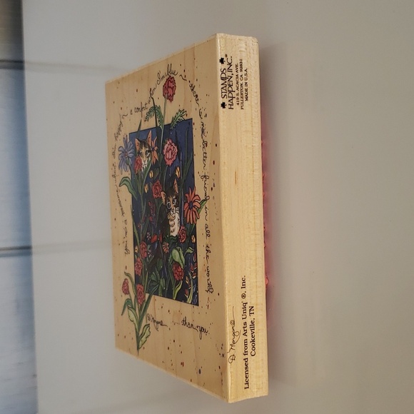 Large Cat Stamp D Morgan #90050 You're a Treasure Stamps Happen Inc - Picture 3 of 12